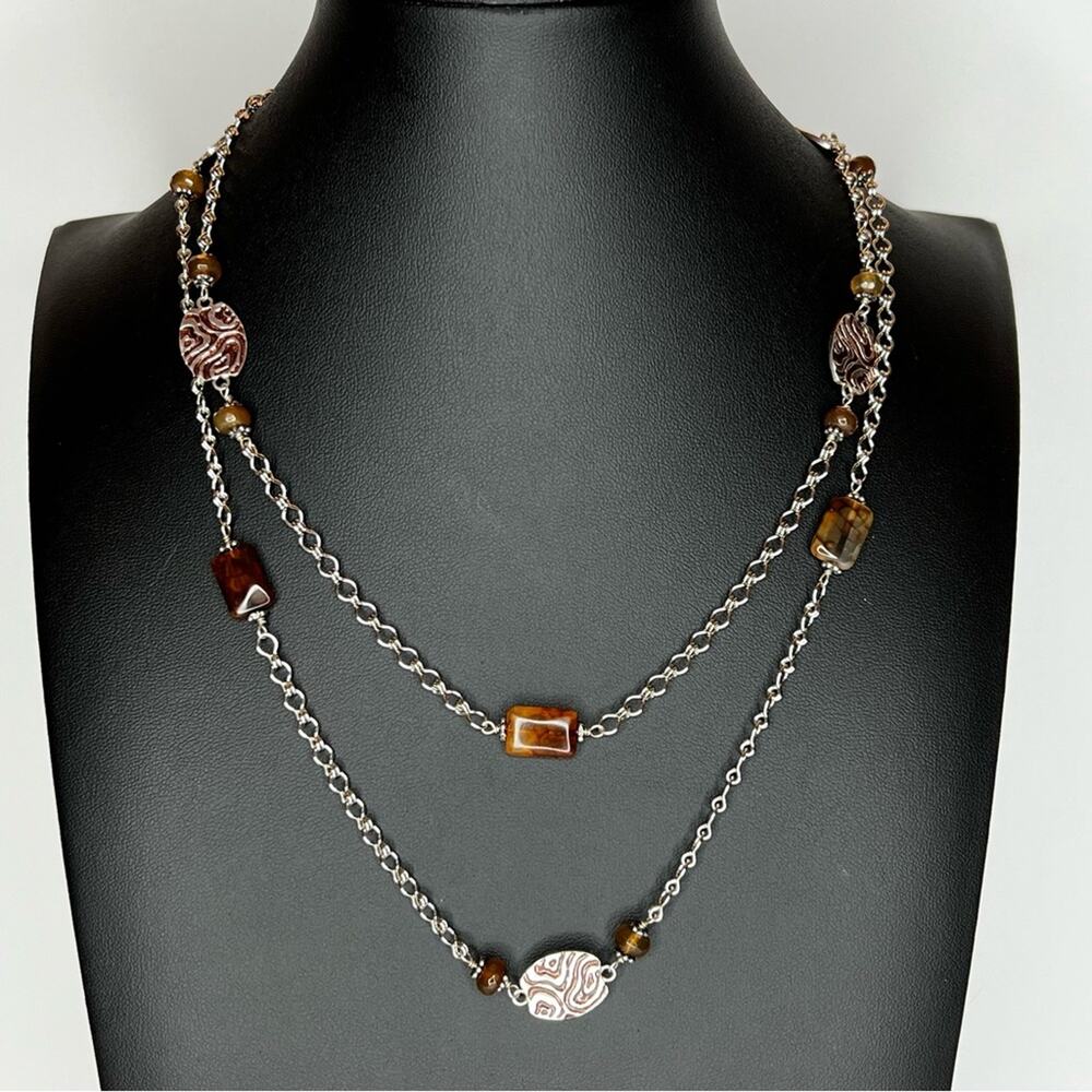 Sara Blaine for Willow House 925 Sterling Silver Long Dainty Necklace 36"